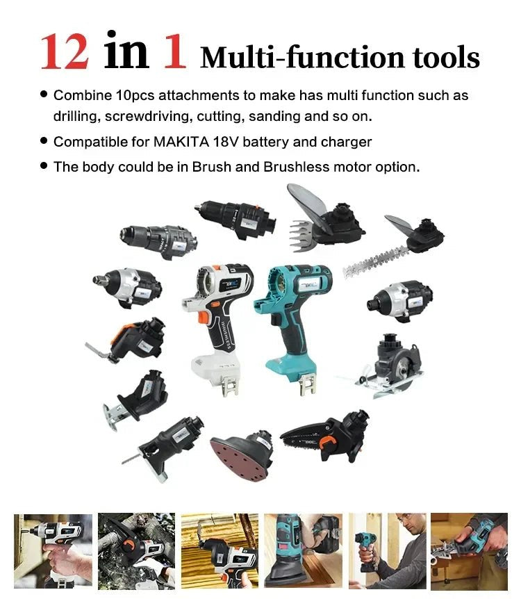 🛠️ 12-IN-1 ELECTRIC SCREWDRIVER KIT