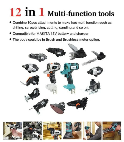 🛠️ 12-IN-1 ELECTRIC SCREWDRIVER KIT