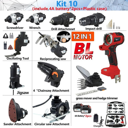 🛠️ 12-IN-1 ELECTRIC SCREWDRIVER KIT